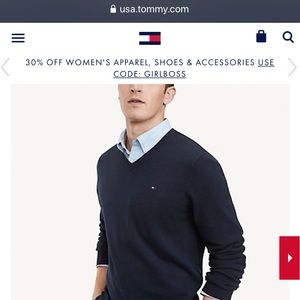 Tommy Hilfiger Genuine Navy Blue Sweater